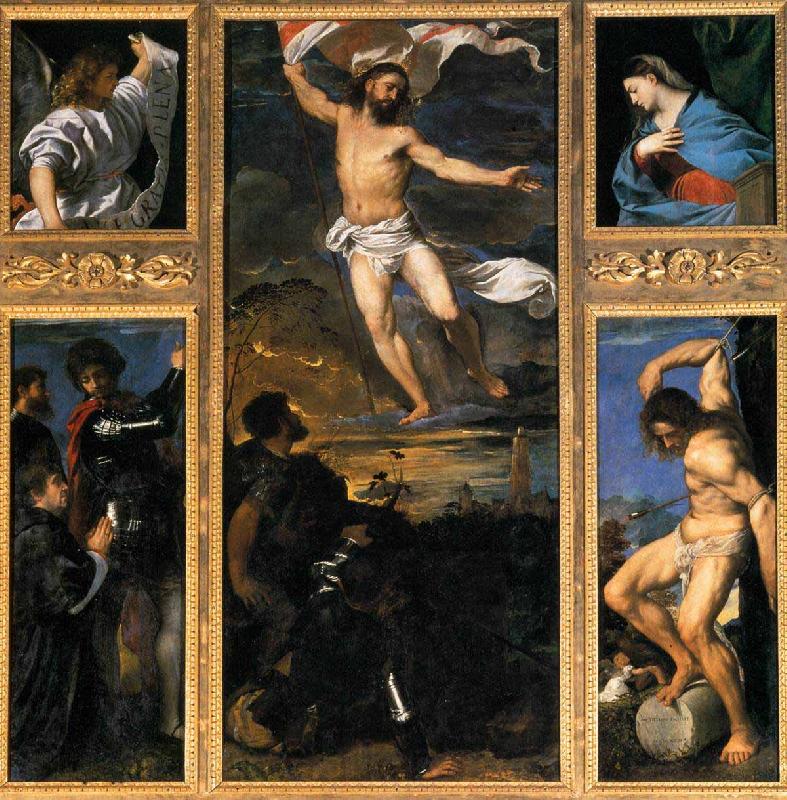 Titian Averoldi Polyptych Norge oil painting art