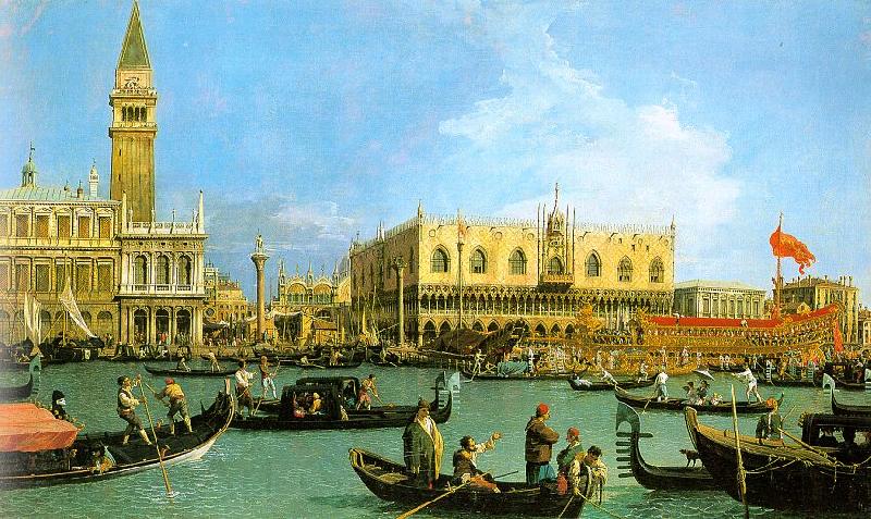 Canaletto The Basin of San Marco on Ascension Day Spain oil painting art