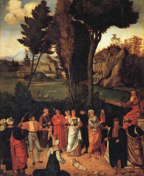 Giorgione THe Judgment of Solomon Spain oil painting art