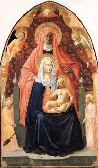 MASACCIO St.Anne Metterza France oil painting art