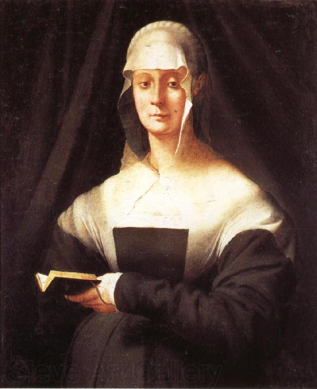 Pontormo Portrait of Maria Salviati Norge oil painting art