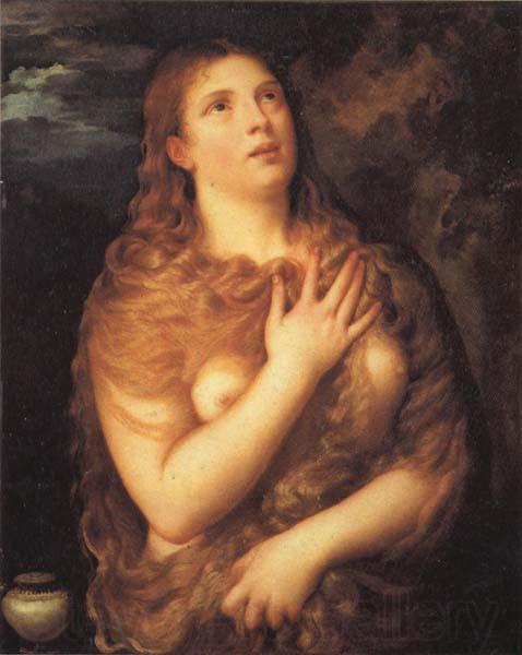 Titian Mary Magdalen Spain oil painting art