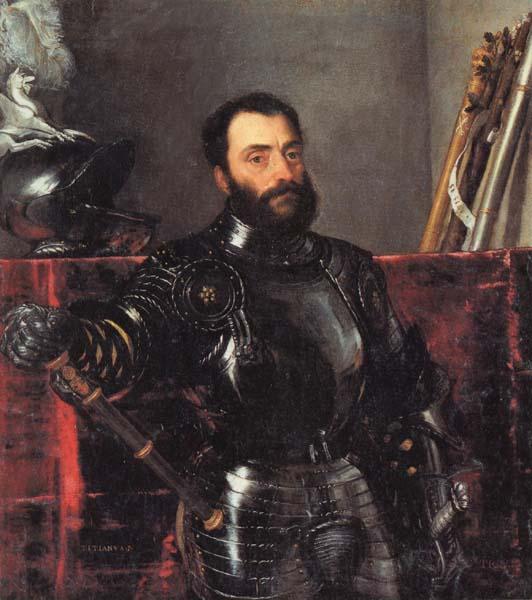 Titian Portrait of Francesco Maria della Rovere Spain oil painting art