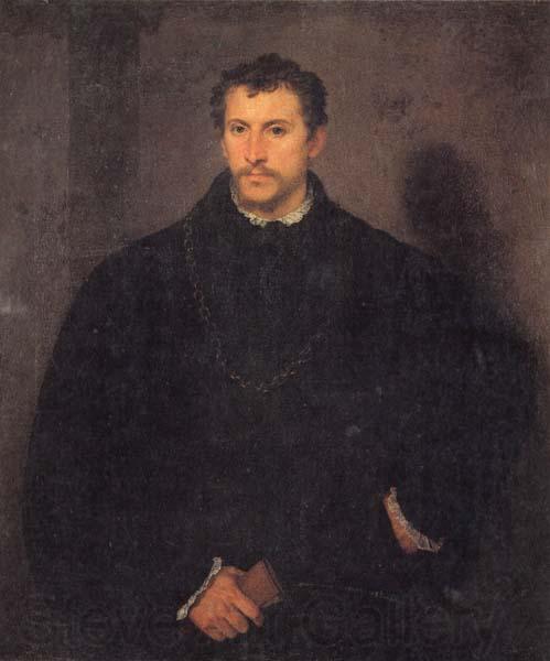 Titian Portrait of a Gentleman Spain oil painting art