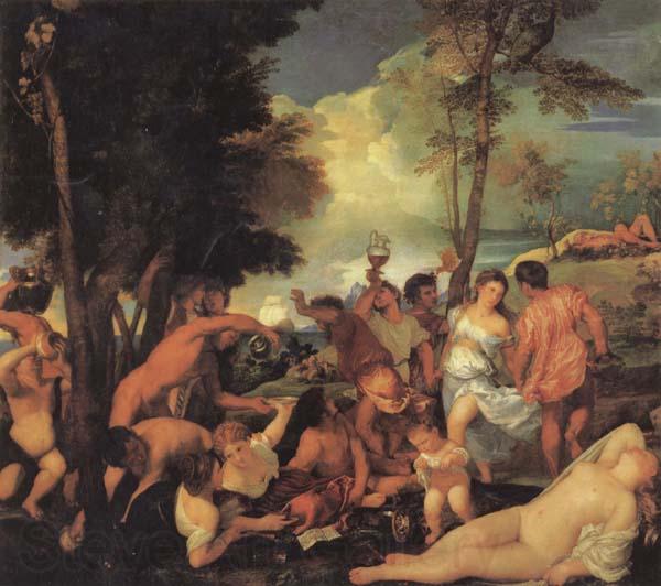 Titian Bacchanal Germany oil painting art