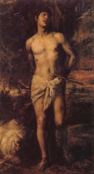 Titian St.Sebastian France oil painting art
