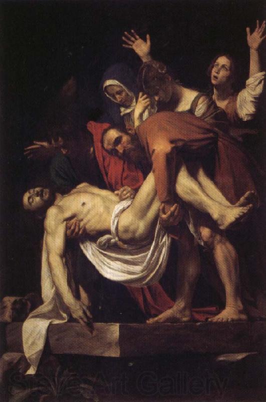 Caravaggio Entombment of Christ Spain oil painting art