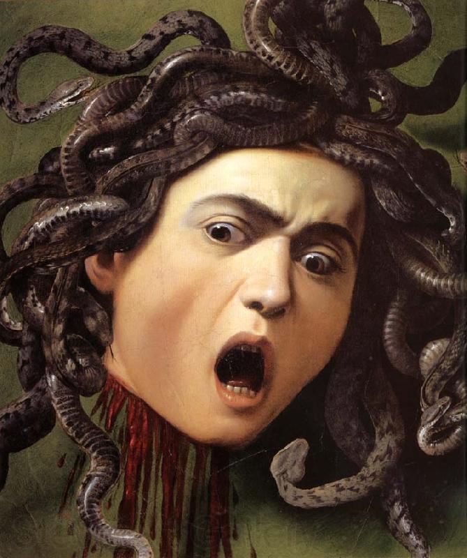 Caravaggio Medusa Norge oil painting art