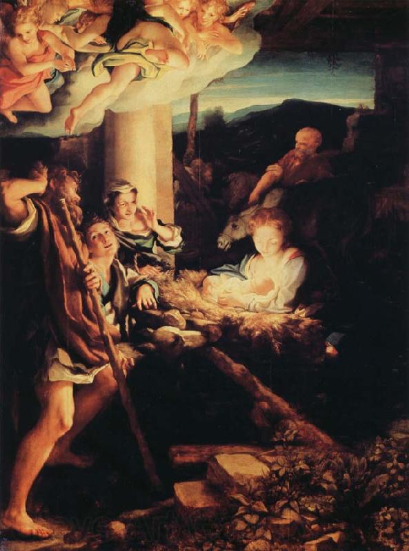 Correggio Adoration of the Shepherds France oil painting art