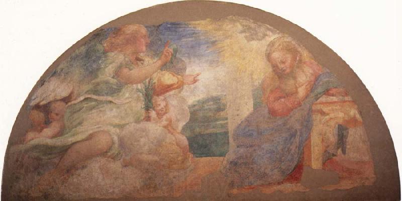 Correggio Annunciation Norge oil painting art