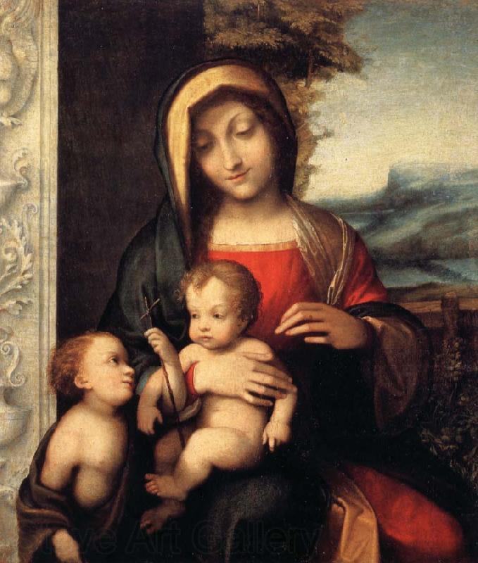 Correggio Madonna and Child with the Young Saint John Spain oil painting art