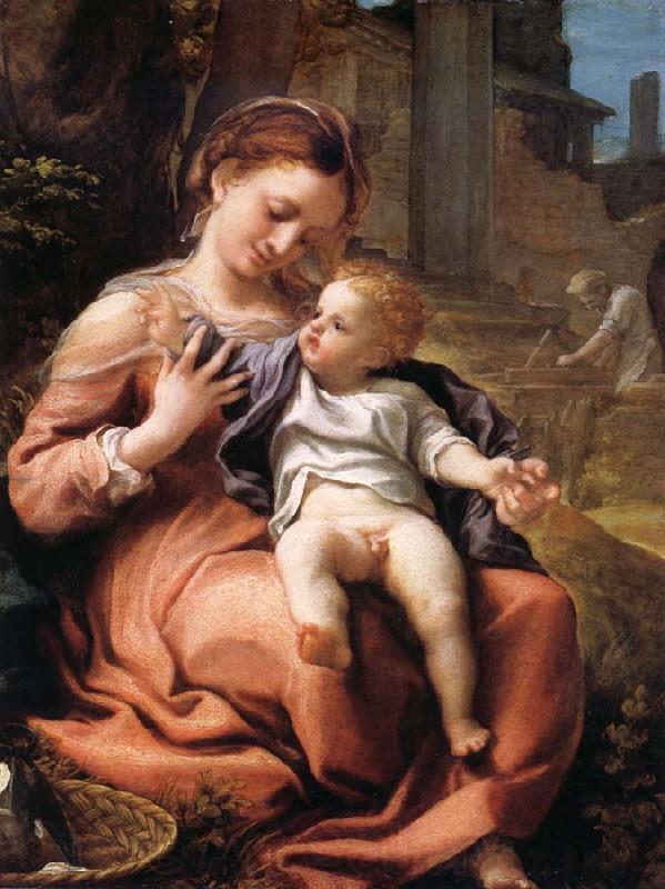 Correggio Madonna della Cesta Spain oil painting art