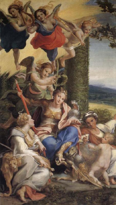 Correggio Allegory of Virtue Spain oil painting art