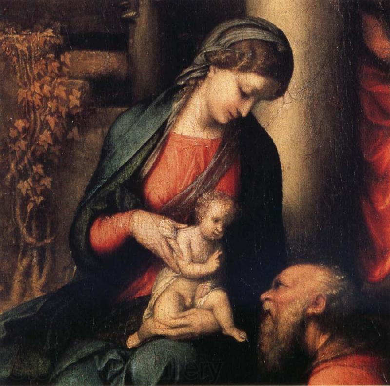 Correggio Details of Adoration of the Magi Norge oil painting art