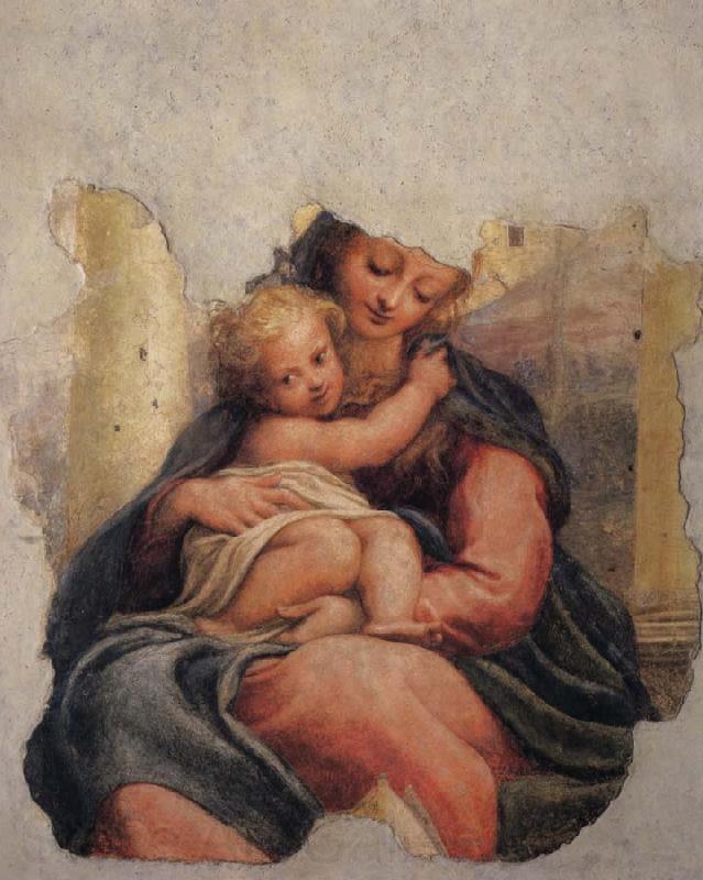 Correggio Madonna della Scala Norge oil painting art