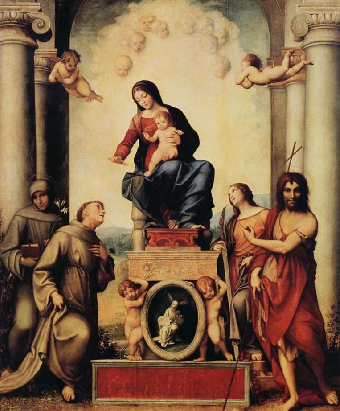 Correggio Madonna with Saint Francis