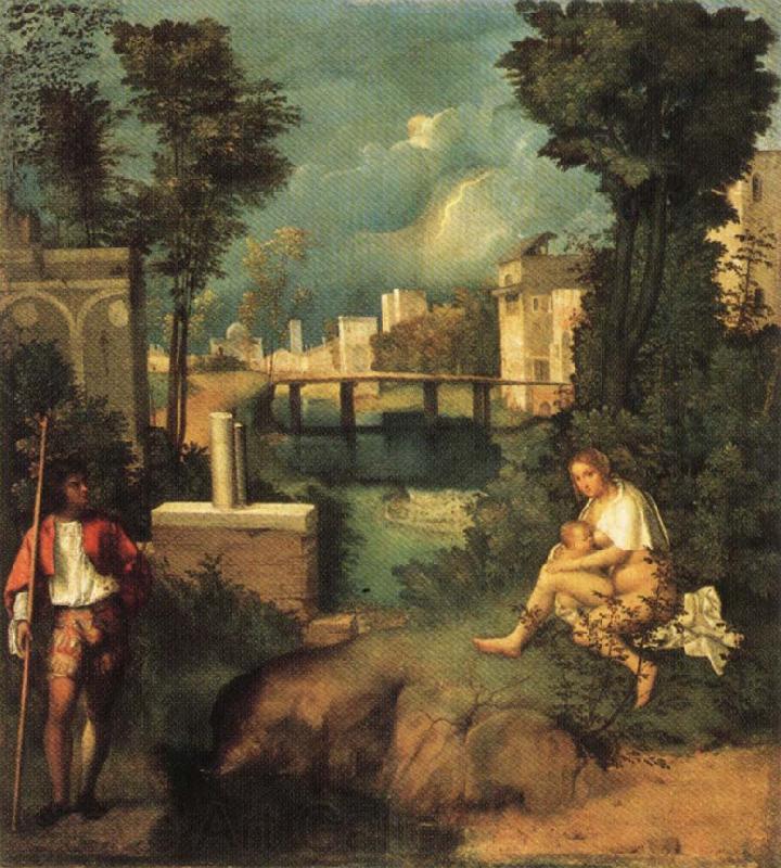 Giorgione The Tempest Spain oil painting art
