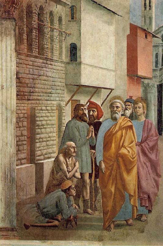 MASACCIO St Peter Healing the Sick with his Shadow France oil painting art