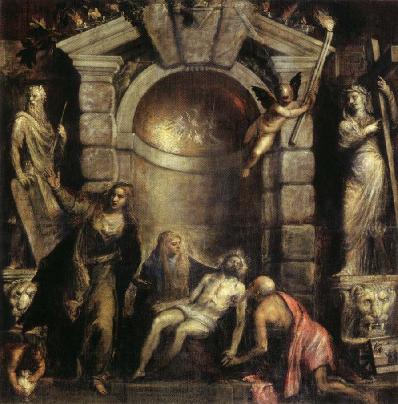 Titian Pieta Norge oil painting art