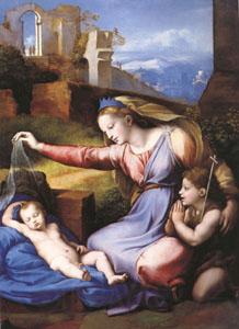 Raphael The Virgin with the Veil (mk05) Norge oil painting art