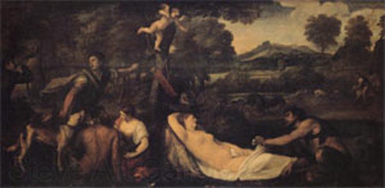 Titian The Pardo Venus (mk05) Spain oil painting art