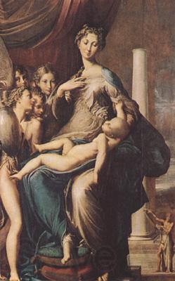 PARMIGIANINO Madonna of t he Long Neck (mk08) Spain oil painting art