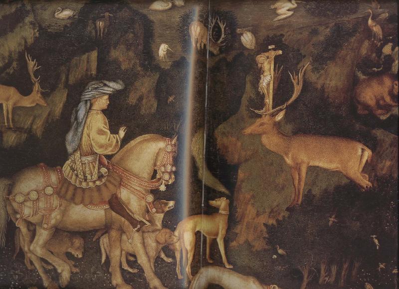 PISANELLO The Vision of St Eustace (mk08) Germany oil painting art