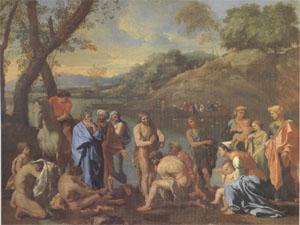 Poussin John Baptizing (mk05) France oil painting art