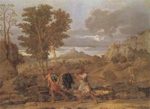 Poussin Apollo and Daphne (mk05) Spain oil painting art