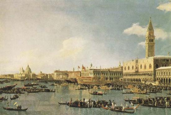 Canaletto The Basin of San Marco on Ascension Day (mk08) France oil painting art