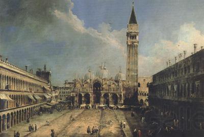 Canaletto Piazza S.Marco con la basilica di fronte (mk21) Germany oil painting art