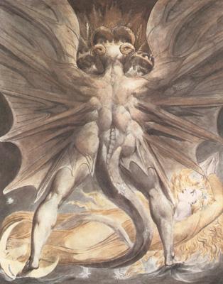 william blake dragon. William Blake THe Great Red