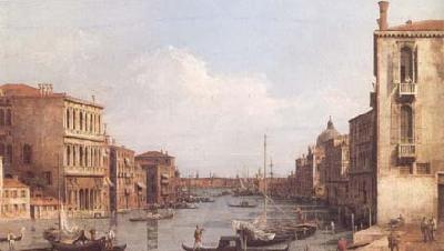 Canaletto The Grand Canal from Campo S Vio towards the Bacino (mk25) Norge oil painting art