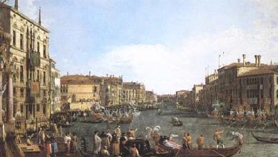 Canaletto A Regatta on the Grand Canal (mk25) Spain oil painting art