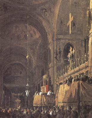 Canaletto Interior of San Marco (mk25) Norge oil painting art