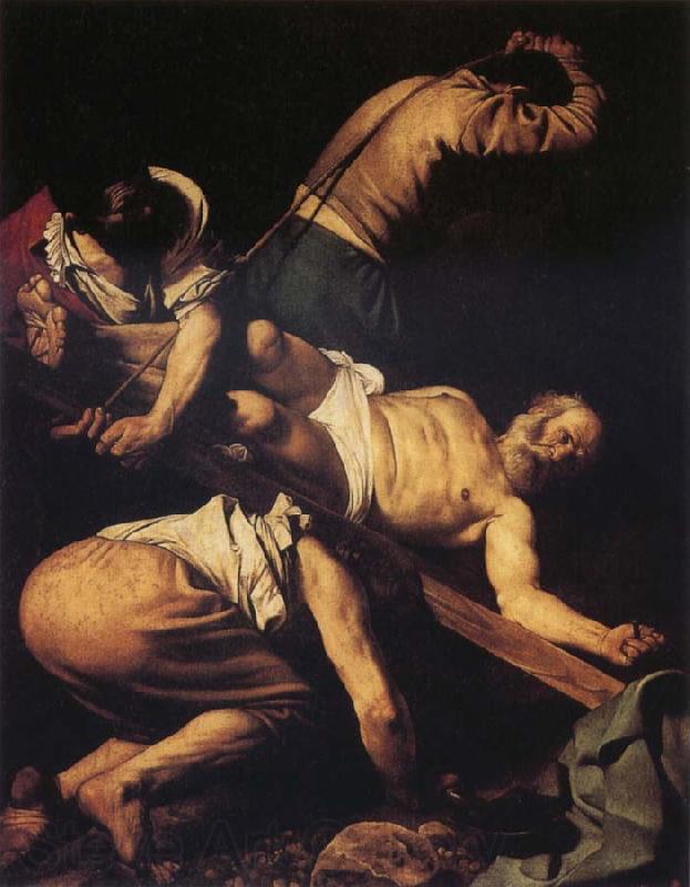 Caravaggio The Crucifixion of St Peter Spain oil painting art
