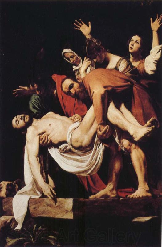 Caravaggio The Entombment Spain oil painting art