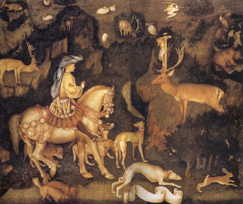 PISANELLO The Vision of St Eustace Norge oil painting art