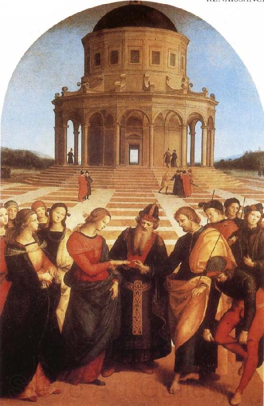 Raphael Marriage of the Virgin Norge oil painting art
