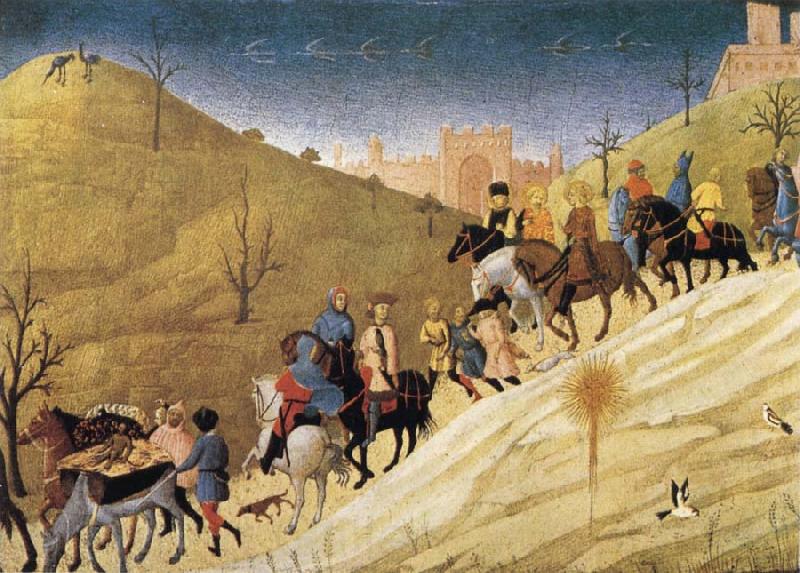 SASSETTA The Procession of the Magi Germany oil painting art