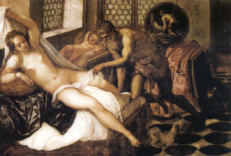 Tintoretto Vulcan Suuprises Venus and Mars Norge oil painting art
