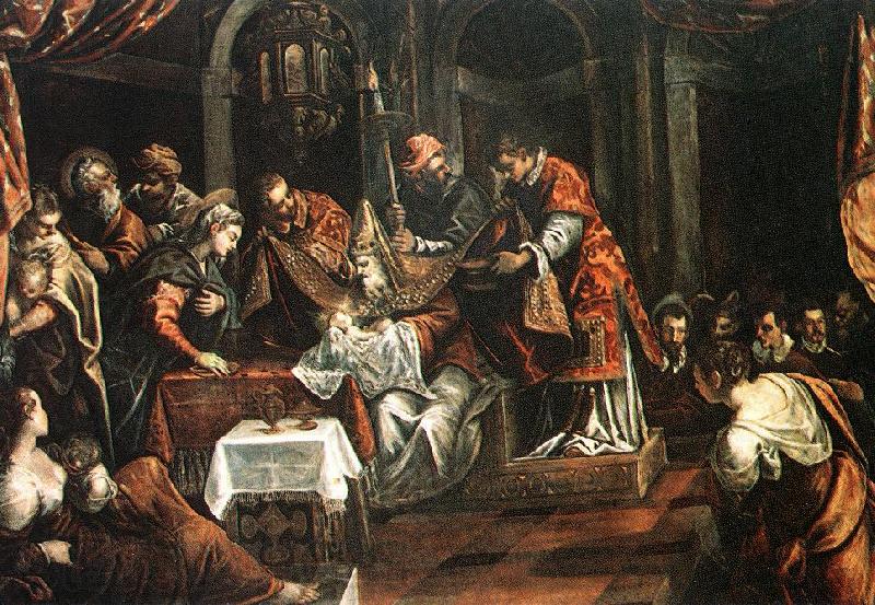Tintoretto The Circumcision Spain oil painting art