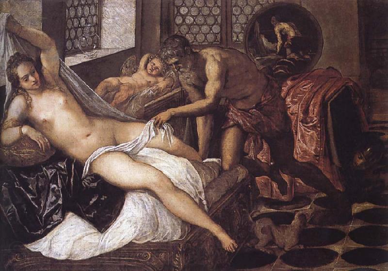 Tintoretto Vulcano sorprende a Venus y Marte