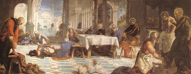 Tintoretto Christ Washing the Feet of His Disciples Spain oil painting art