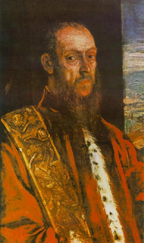 Tintoretto Portrait of Vincenzo Morosini Germany oil painting art