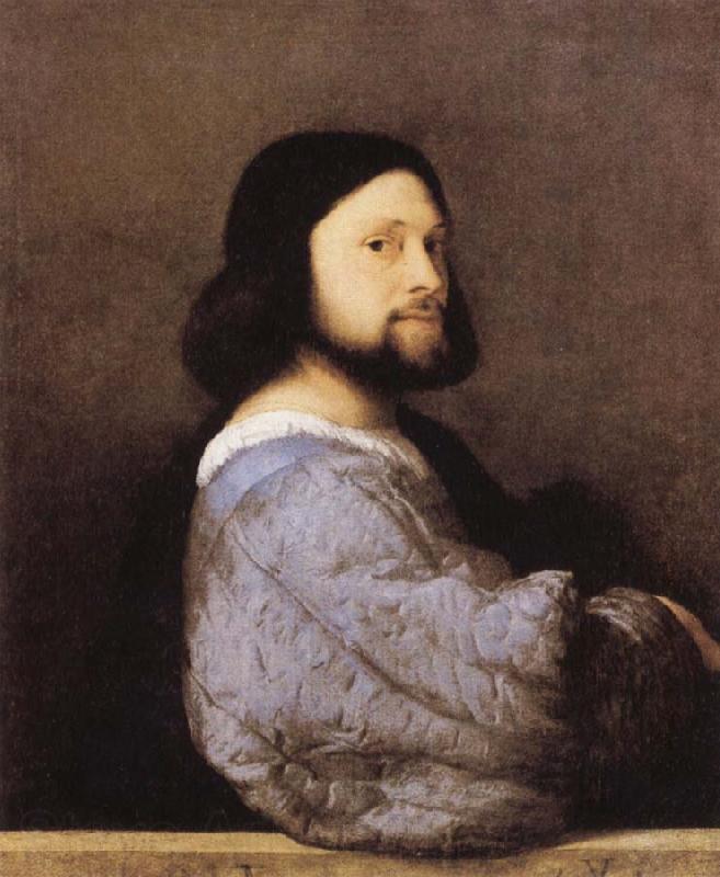 Titian Portrait of a Bearded Man France oil painting art