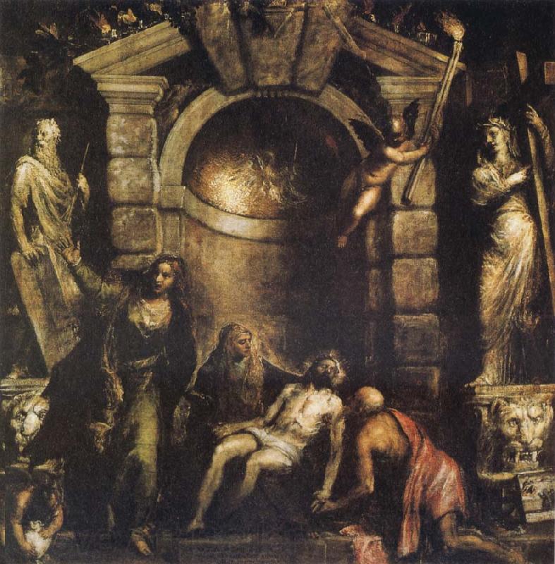 Titian Pieta Norge oil painting art